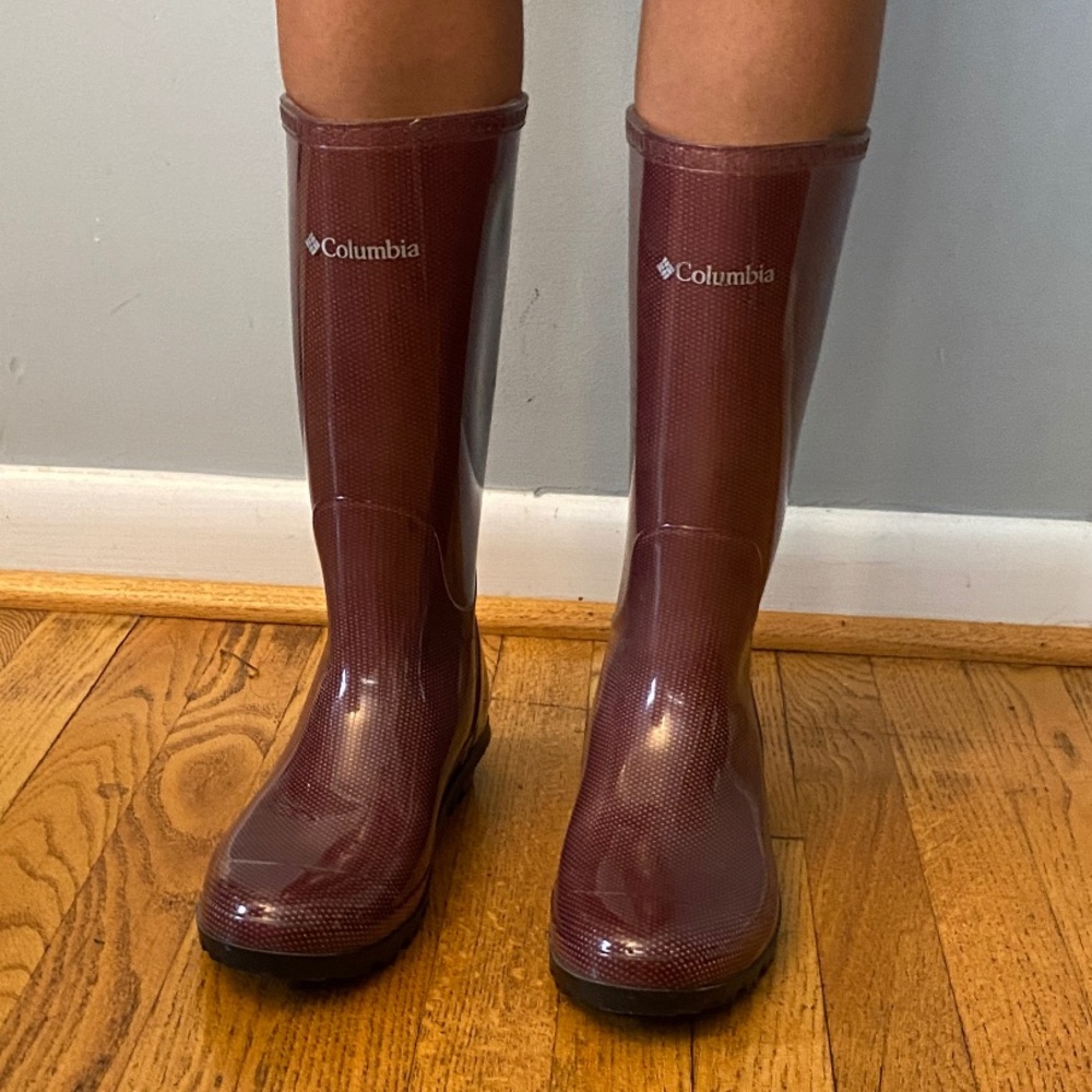 Purple Columbia Rain Boots